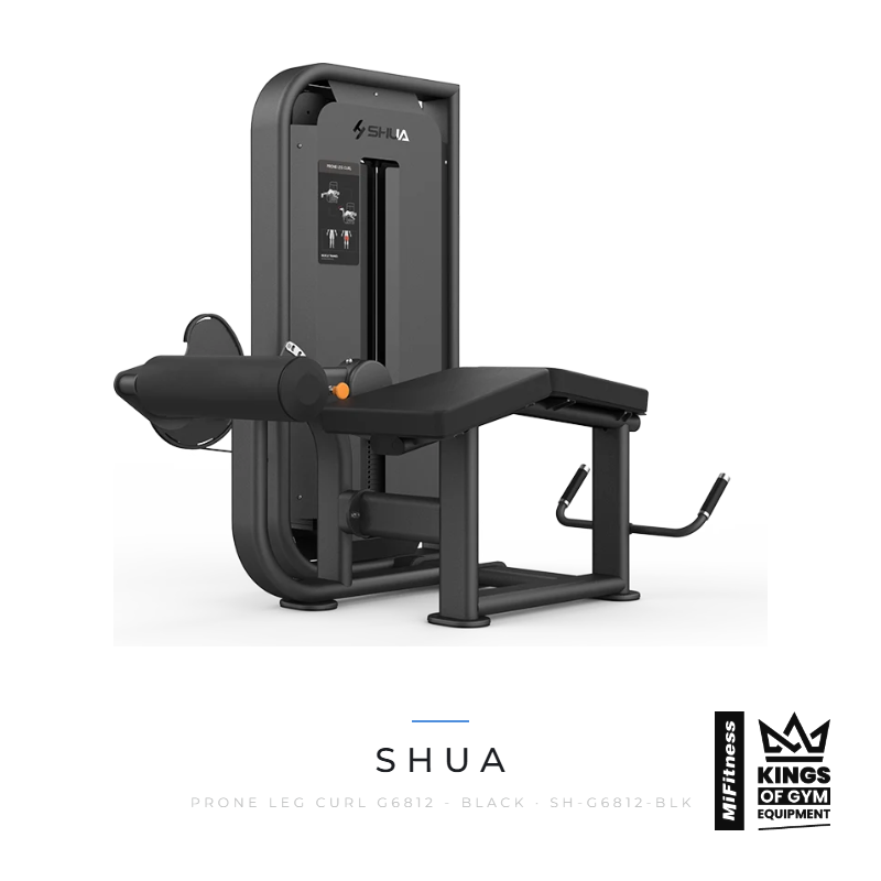 Load image into Gallery viewer, Shua Prone Leg Curl (G6812) - BLACK – MiFitness Kings of Gym Equipment
