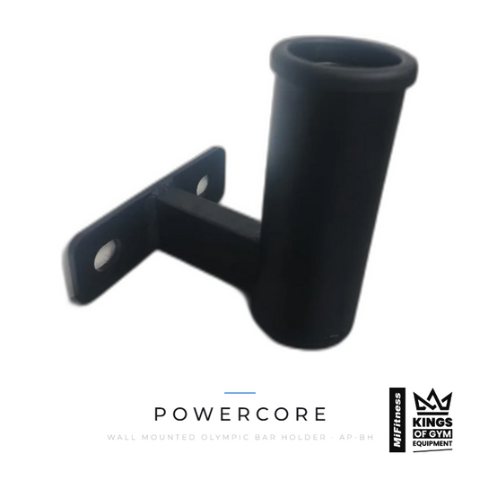 Powercore Wall Mounted Olympic Bar Holder – MiFitness Kings of Gym Equipment