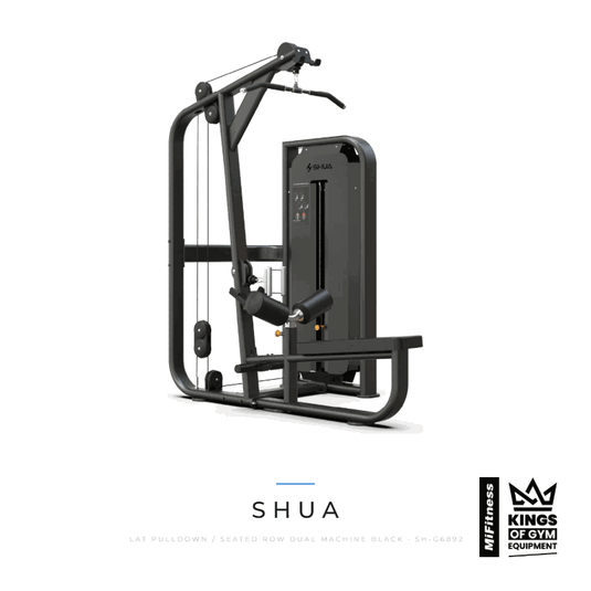 Shua Lat Pulldown / Seated Row Dual Machine (Black) – MiFitness Kings of Gym Equipment