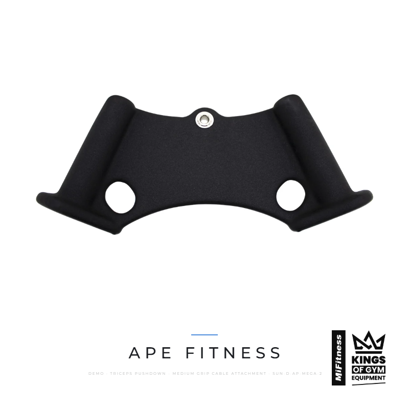 Load image into Gallery viewer, Demo Triceps Pushdown - Medium Grip (Cable Attachment) – MiFitness Kings of Gym Equipment
