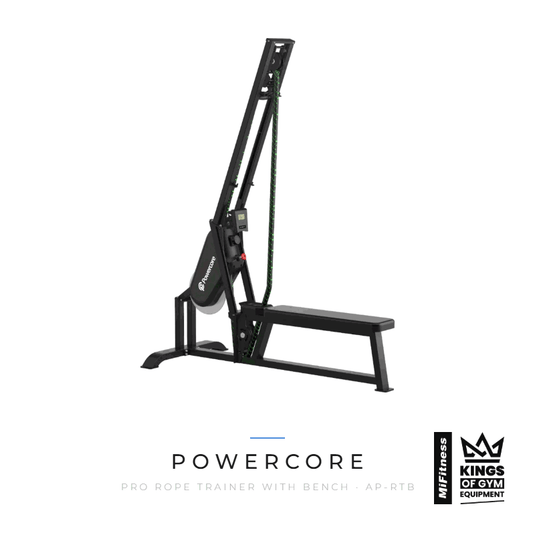 Powercore Pro Rope Trainer with Bench – MiFitness Kings of Gym Equipment