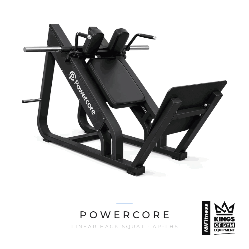 Load image into Gallery viewer, Powercore Linear Hack Squat – MiFitness Kings of Gym Equipment
