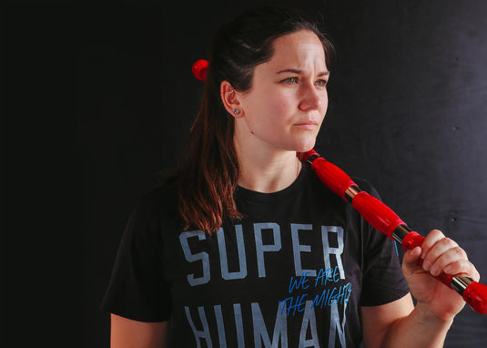 DEMO-Hampton Urethane Grip Aerobic Gel-Bar - 17.5LB (8kg)