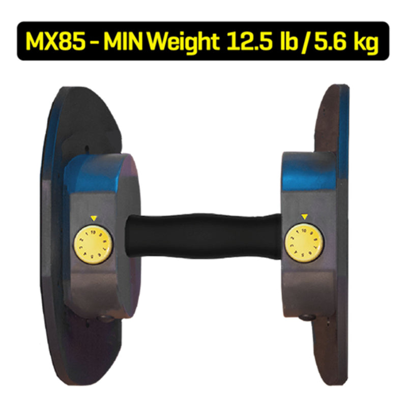Load image into Gallery viewer, Mx85 Adjustable Dumbbells 85Lbs / 40Kg Pair (Black)*
