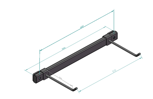 Powercore Wall Mount Mat Storage Rack