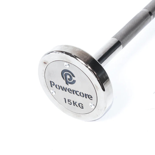 Powercore Chrome Straight Barbell 5pc Set (10kg- 50kg)