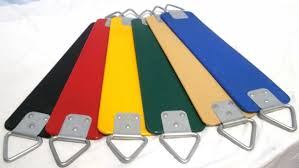 Kids Equipment: Swing Seat Only [Yellow] 78*15*0.7cm