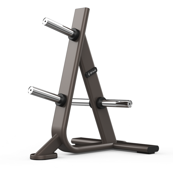 Shua Olympic Weight Plate Tree (Brown frame)