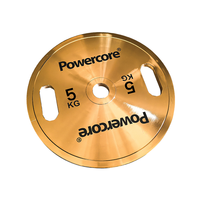 Powercore Titanium Gold Electroplated Weight Plate - 5kg