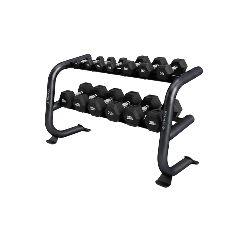 Load image into Gallery viewer, Shua 6 Pair Dumbbell Rack
