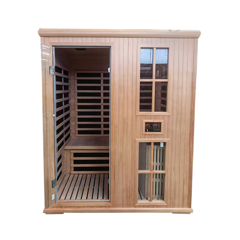 Load image into Gallery viewer, Powercore 2 Person Hybrid Sauna Halogen + Steam
