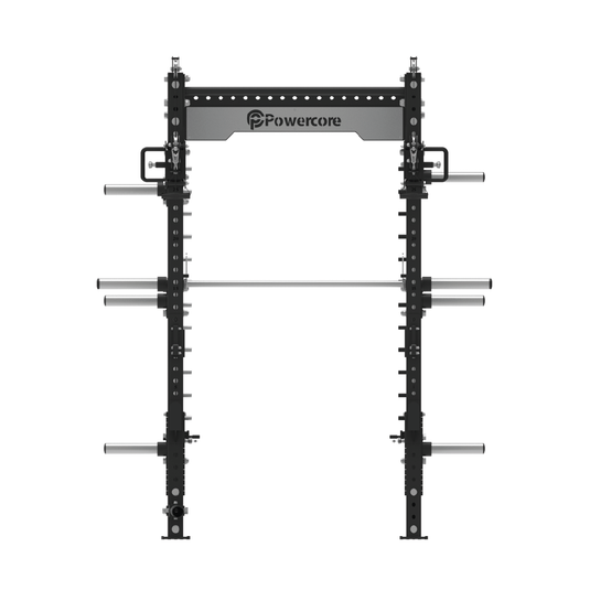 Powercore Stealth functional trainer without rack. Includes  Powercore Leg Extension & Curl Rack Attachment