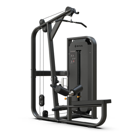 Shua Lat Pulldown / Seated Row Dual Machine (Black)