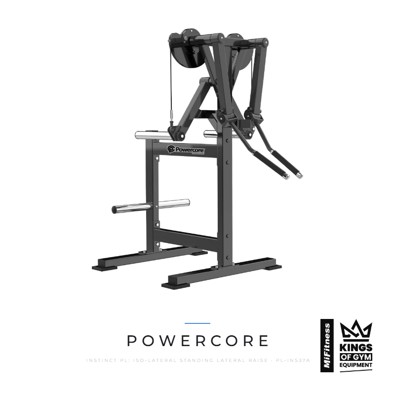 Load image into Gallery viewer, Powercore Instinct PL Iso-Lateral Standing Lateral Raise – MiFitness Kings of Gym Equipment
