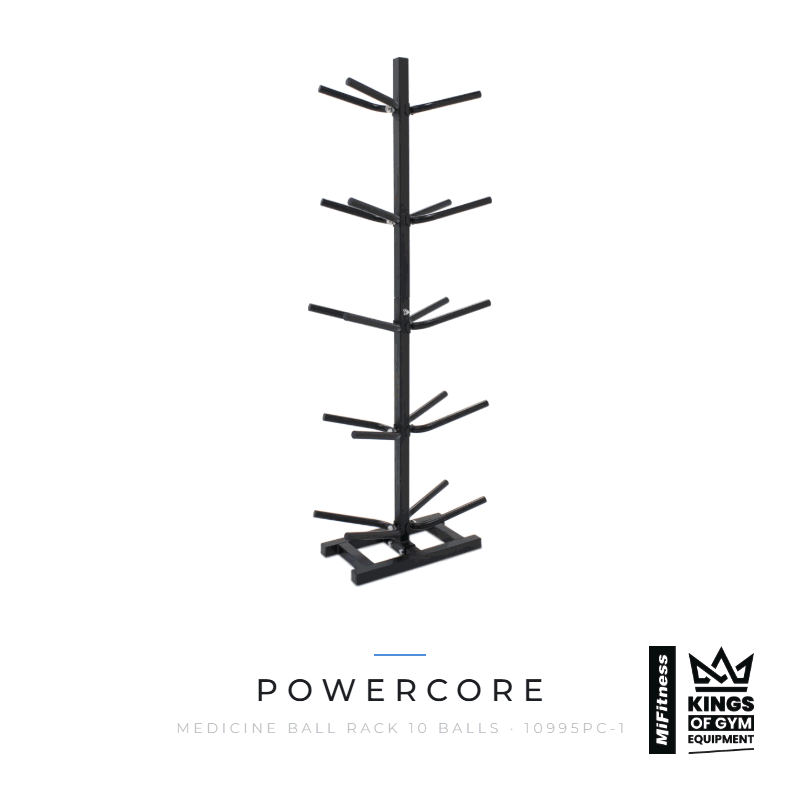 Load image into Gallery viewer, Powercore Medicine Ball Rack (10 balls) – MiFitness Kings of Gym Equipment
