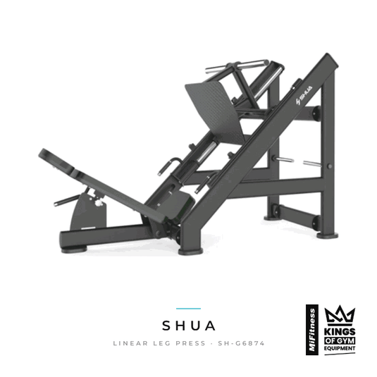 Shua Linear Leg Press - Plate Loaded (7 Year Warranty) – MiFitness Kings of Gym Equipment