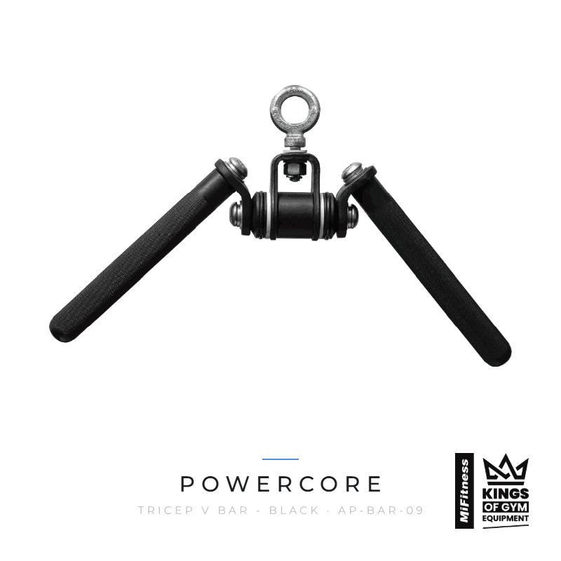 Load image into Gallery viewer, Tricep V Bar - Black – MiFitness Kings of Gym Equipment
