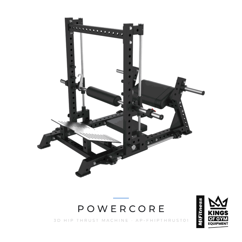 Load image into Gallery viewer, Powercore 3D Hip Thrust Machine – MiFitness Kings of Gym Equipment

