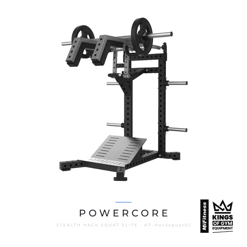Load image into Gallery viewer, Powercore Stealth Hack Squat Elite – MiFitness Kings of Gym Equipment
