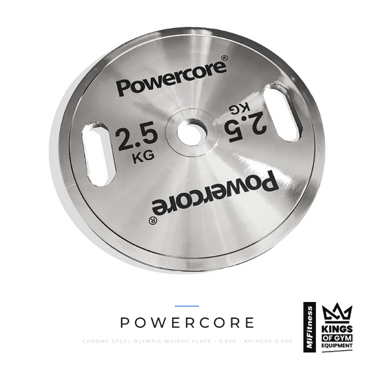 Powercore Chrome Steel Olympic Weight Plate - 2.5kg – MiFitness Kings of Gym Equipment