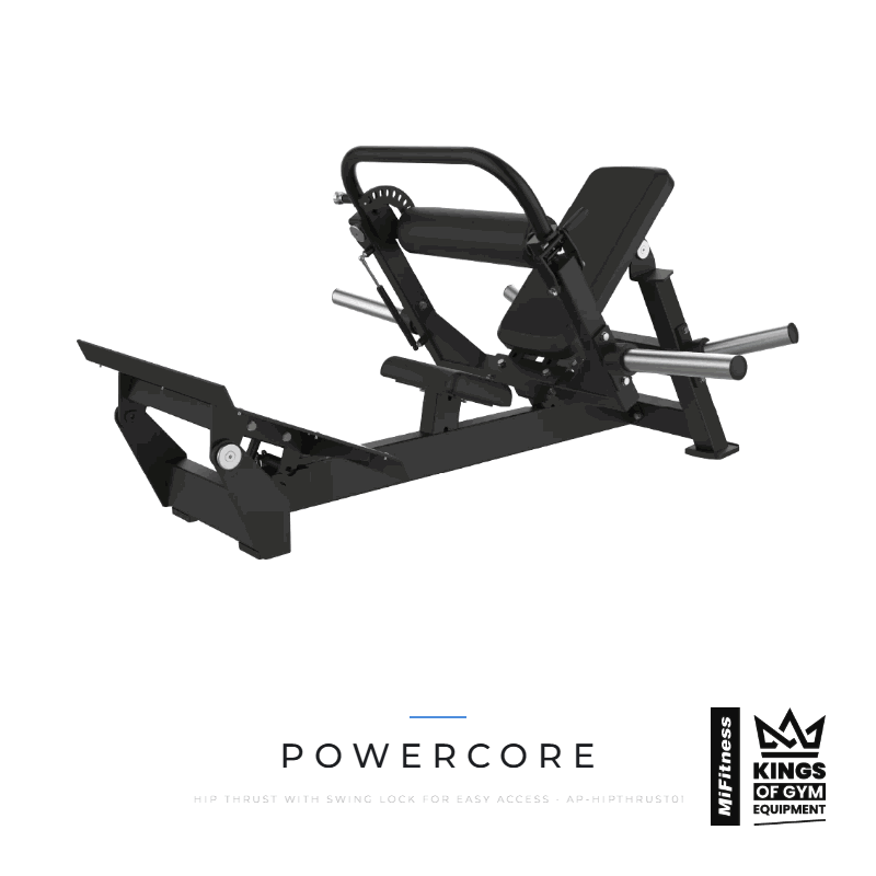 Load image into Gallery viewer, Powercore Hip Thrust (with swing lock for easy access) – MiFitness Kings of Gym Equipment

