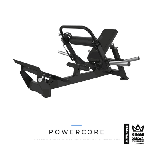 Powercore Hip Thrust (with swing lock for easy access) – MiFitness Kings of Gym Equipment