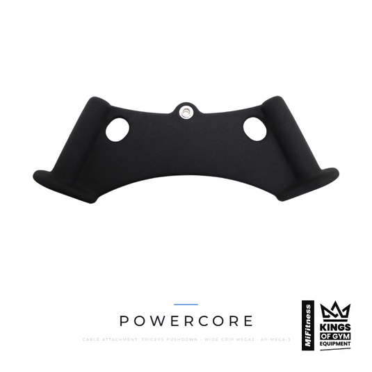 Cable Attachment: Triceps Pushdown - Wide Grip (MEGA3) – MiFitness Kings of Gym Equipment