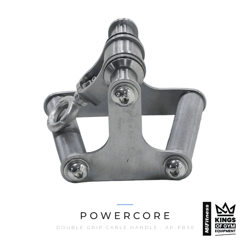 Load image into Gallery viewer, Powercore Double grip cable handle – MiFitness Kings of Gym Equipment
