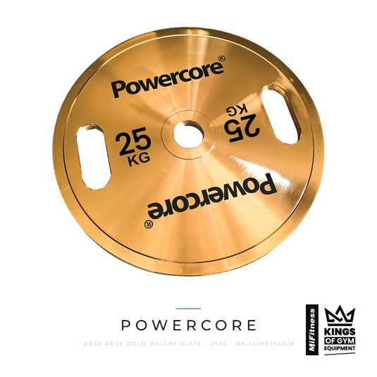 Powercore Rose Rose Gold Weight Plate - 25kg – MiFitness Kings of Gym Equipment