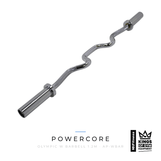 Powercore Olympic W Barbell (1.2m) – MiFitness Kings of Gym Equipment