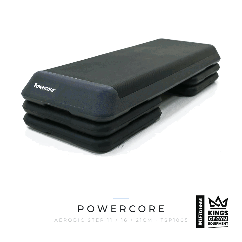 Load image into Gallery viewer, Powercore Aerobic Step (11 / 16 / 21cm) – MiFitness Kings of Gym Equipment
