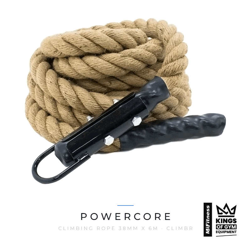 Load image into Gallery viewer, Powercore Climbing Rope (38mm X 6m) – MiFitness Kings of Gym Equipment
