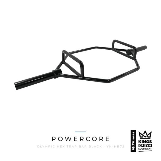 Powercore Olympic Hex Trap Bar Black – MiFitness Kings of Gym Equipment