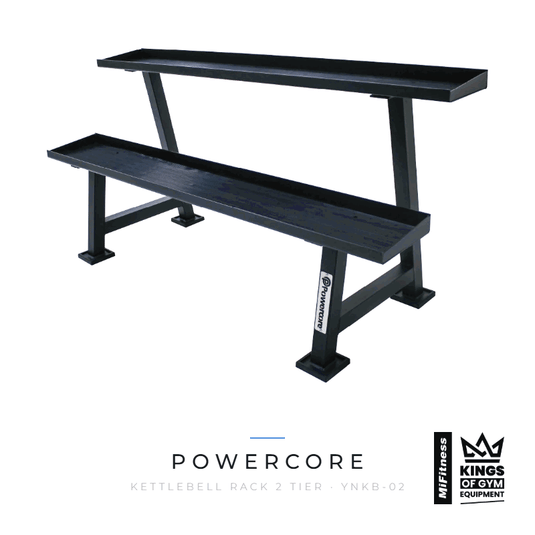 Powercore Kettlebell Rack (2 Tier) – MiFitness Kings of Gym Equipment