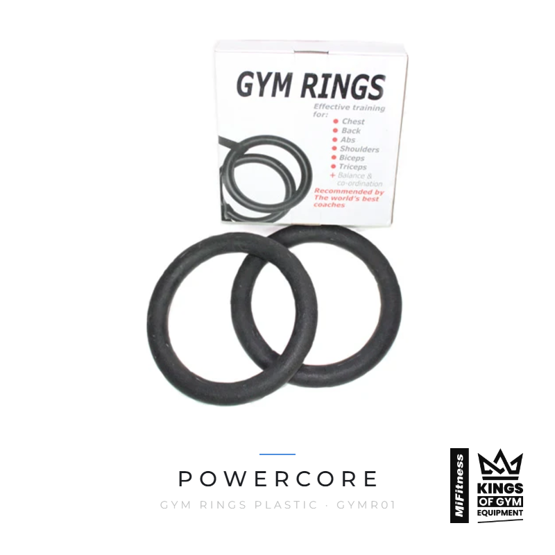 Load image into Gallery viewer, Powercore Gym Rings (Plastic) – MiFitness Kings of Gym Equipment
