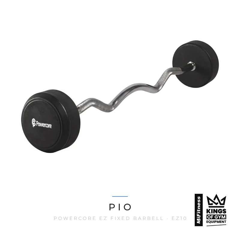 Load image into Gallery viewer, Powercore EZ Fixed Barbell – MiFitness Kings of Gym Equipment
