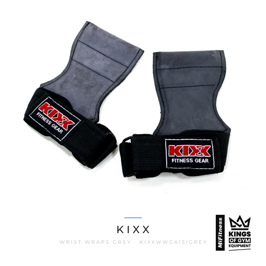 Kix Wrist Wraps Grey – MiFitness Kings of Gym Equipment