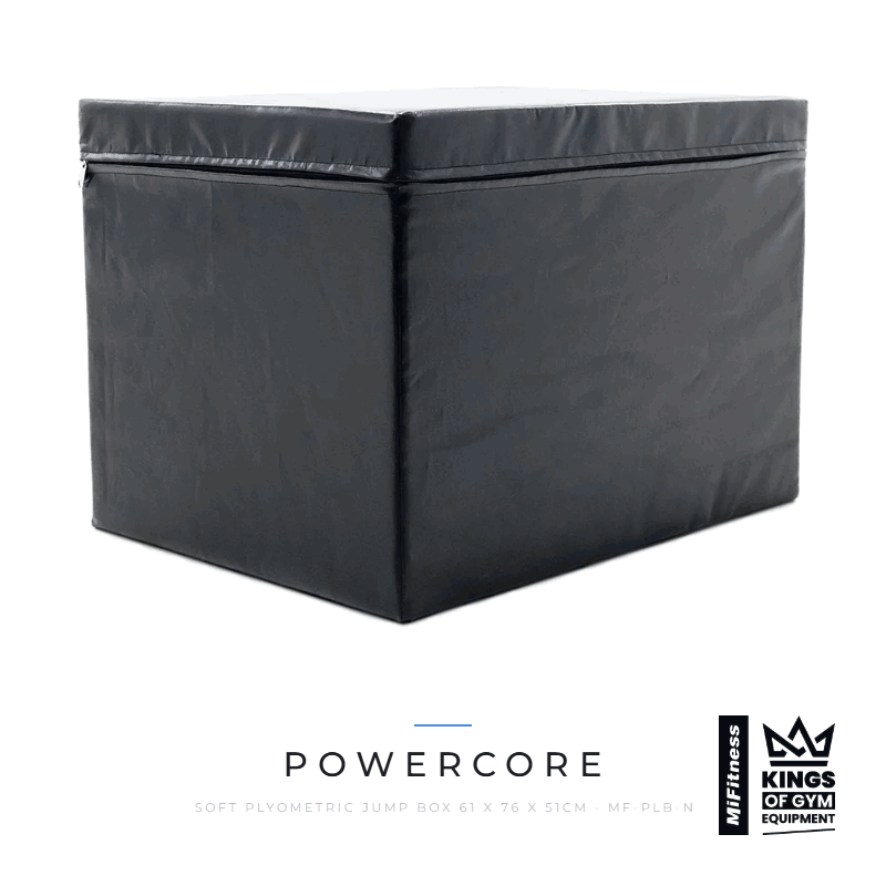 Load image into Gallery viewer, Powercore Soft Plyometric Jump Box (61 x 76 x 51cm) – MiFitness Kings of Gym Equipment
