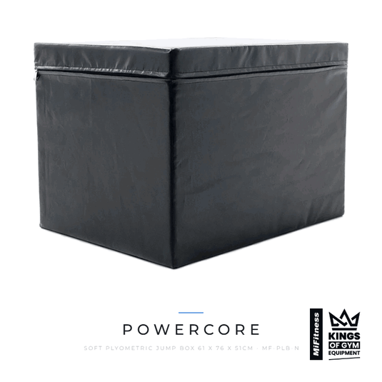 Powercore Soft Plyometric Jump Box (61 x 76 x 51cm) – MiFitness Kings of Gym Equipment