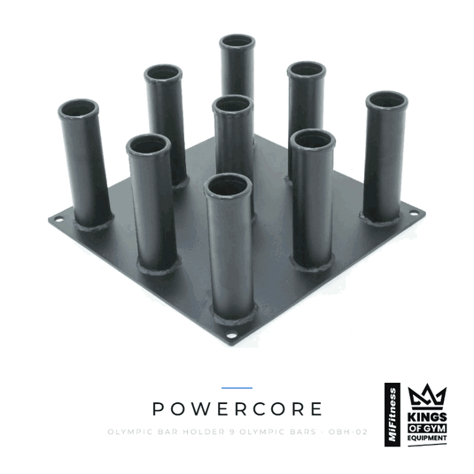 Powercore Olympic Bar Holder (9 Olympic Bars) – MiFitness Kings of Gym Equipment