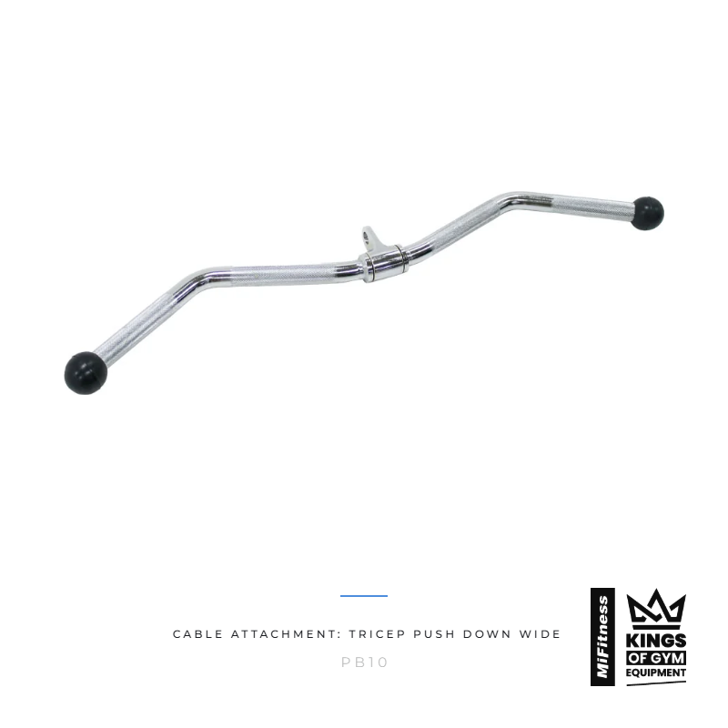 Load image into Gallery viewer, Cable Attachment: Tricep Push Down (Wide) – MiFitness Kings of Gym Equipment
