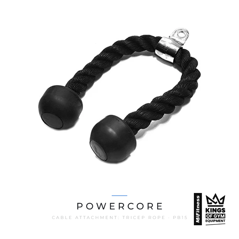 Load image into Gallery viewer, Cable Attachment: Tricep Rope – MiFitness Kings of Gym Equipment
