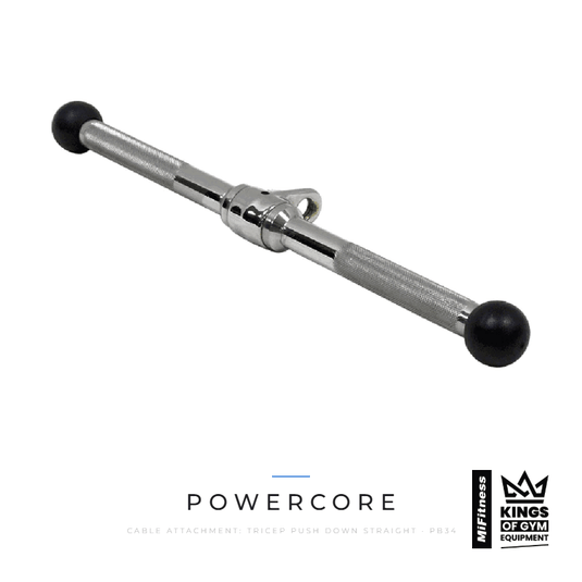 Cable Attachment: Tricep Push Down (Straight) – MiFitness Kings of Gym Equipment