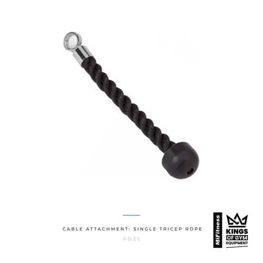 Cable Attachment: Single Tricep Rope – MiFitness Kings of Gym Equipment