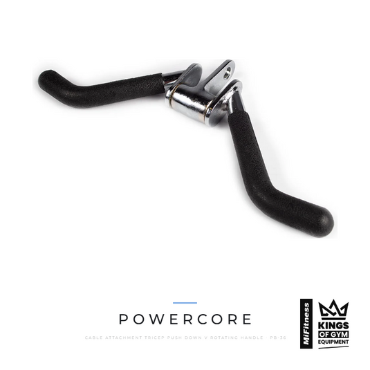 Cable Attachment Tricep Push Down (V) Rotating Handle – MiFitness Kings of Gym Equipment