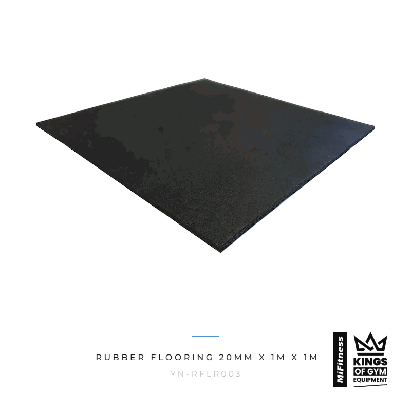 Load image into Gallery viewer, Rubber Flooring (20mm x 1m x 1m) – MiFitness Kings of Gym Equipment
