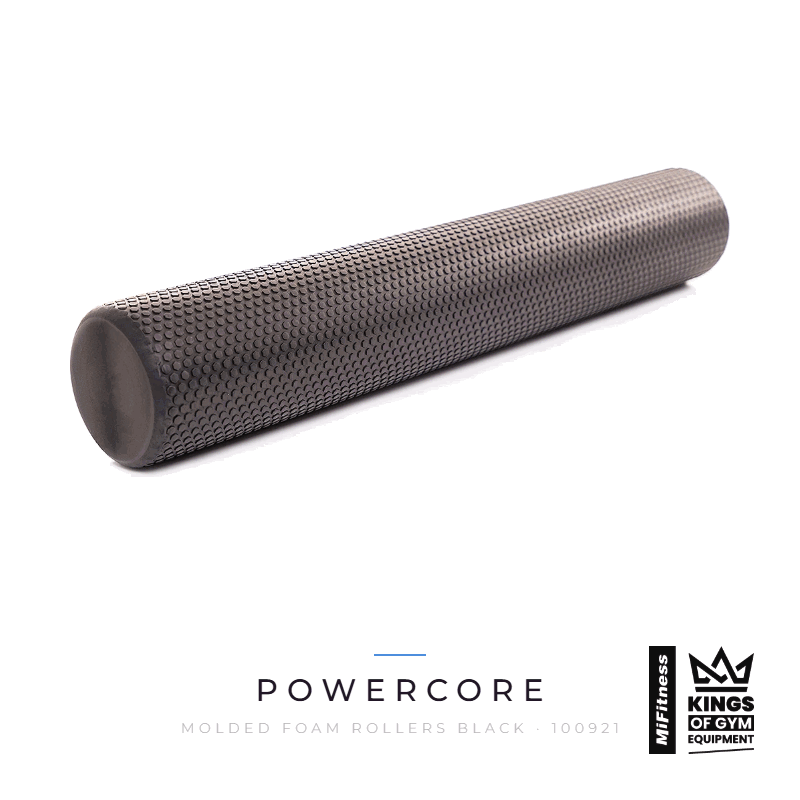 Load image into Gallery viewer, Powercore Molded Foam Rollers Black – MiFitness Kings of Gym Equipment
