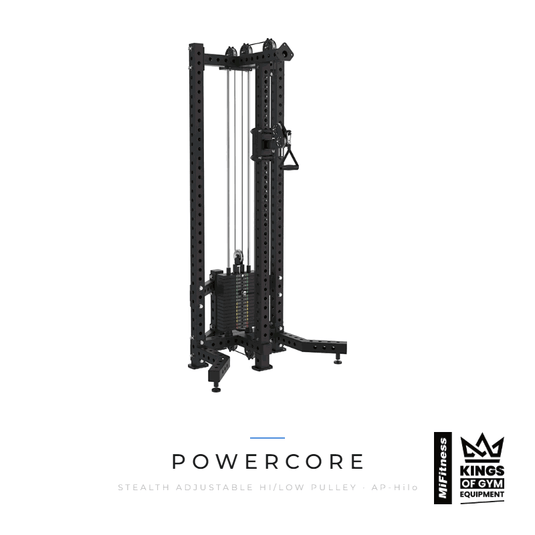 Powercore Stealth Adjustable Hi/Low Pulley – MiFitness Kings of Gym Equipment