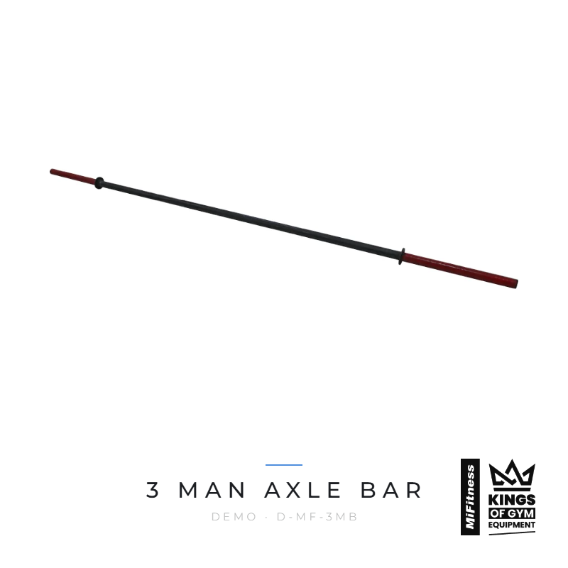 Load image into Gallery viewer, Demo - 3 Man Axle Bar – MiFitness Kings of Gym Equipment
