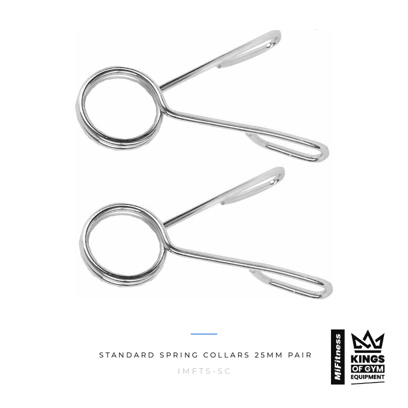 Load image into Gallery viewer, Standard Spring Collars (25mm) Pair – MiFitness Kings of Gym Equipment

